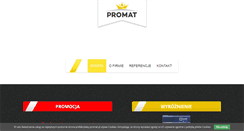 Desktop Screenshot of prefabrykaty-promat.pl