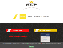 Tablet Screenshot of prefabrykaty-promat.pl